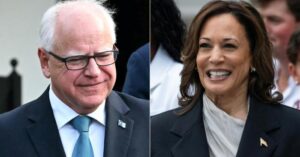 Tim walz resmi jadi cawapres kamala harris di pilpres as 2024